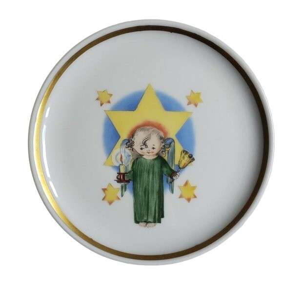4" Herald Angel The Berta Hummel Museum Miniature Collection Plate - Picture 1 of 3